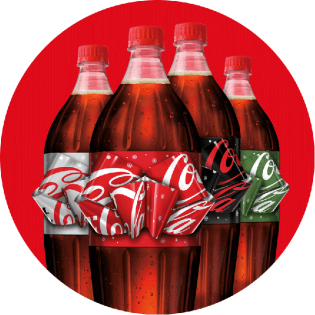 Des bouteilles Coca-Cola au nœud magique en France