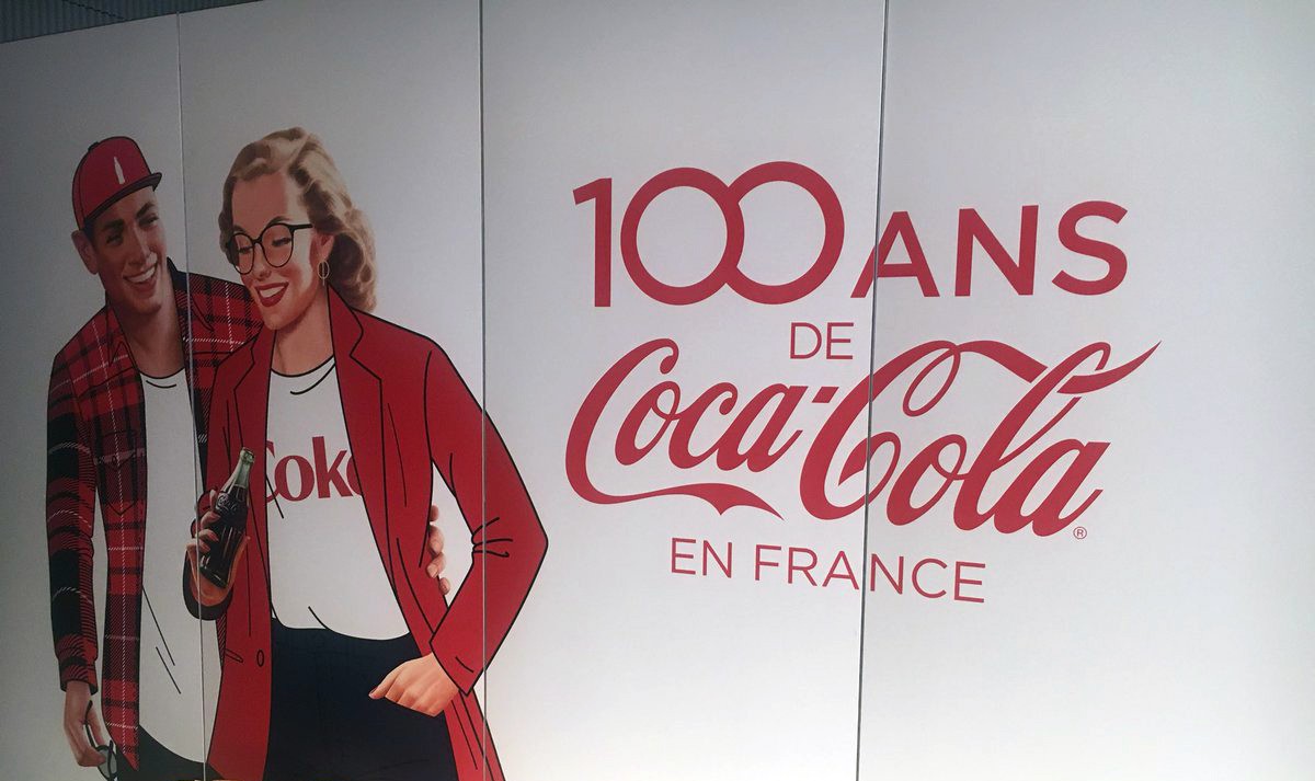 2019  l'année des 100 ans de CocaCola en France