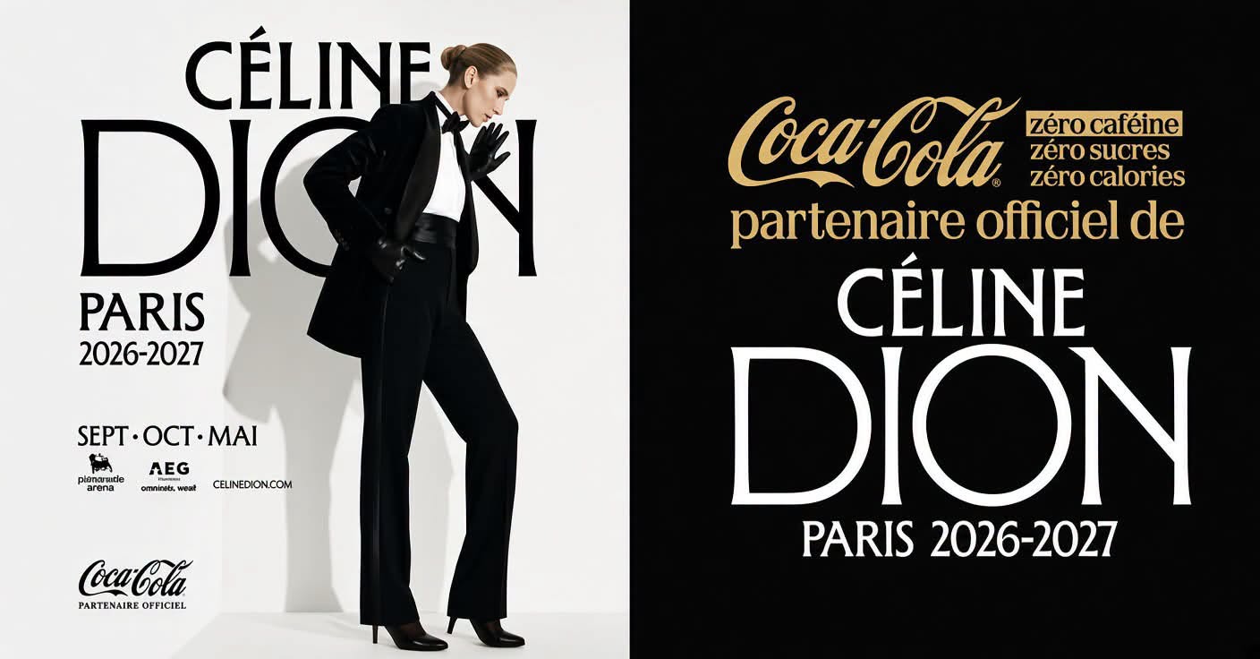 Coca-Cola Zéro Sucres Zéro Caféine : le pari gagnant de la marque avec Céline Dion à Paris